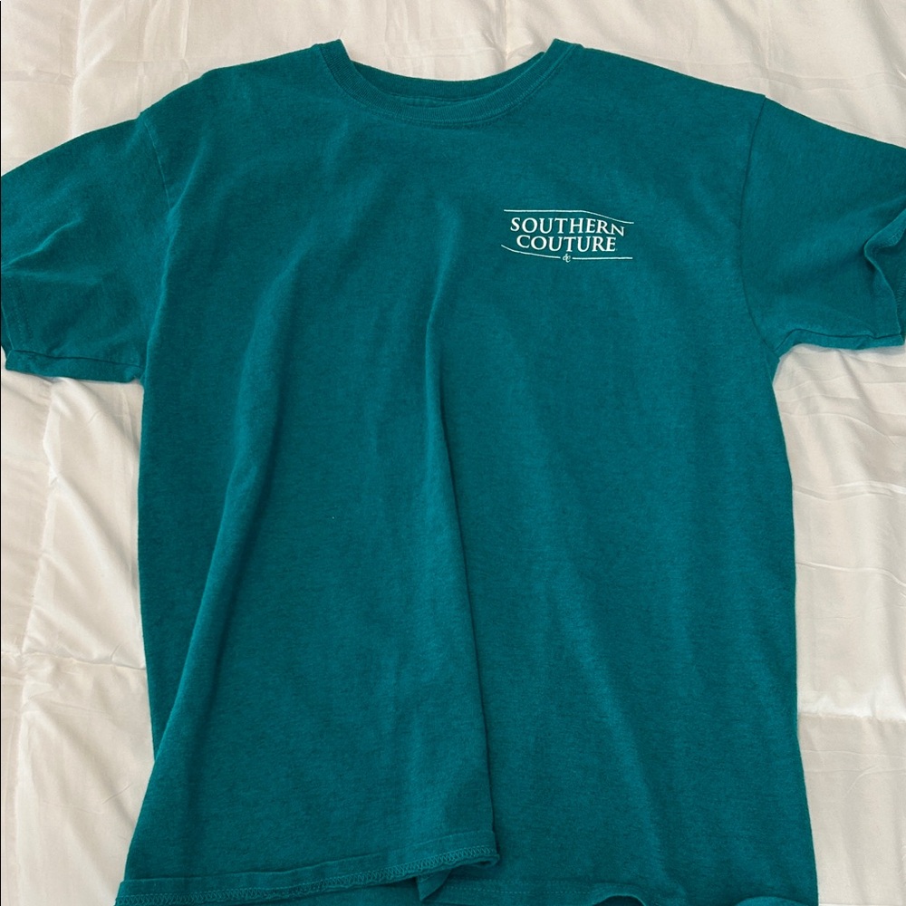 Southern Couture Teal Short Sleeve Women's Tee